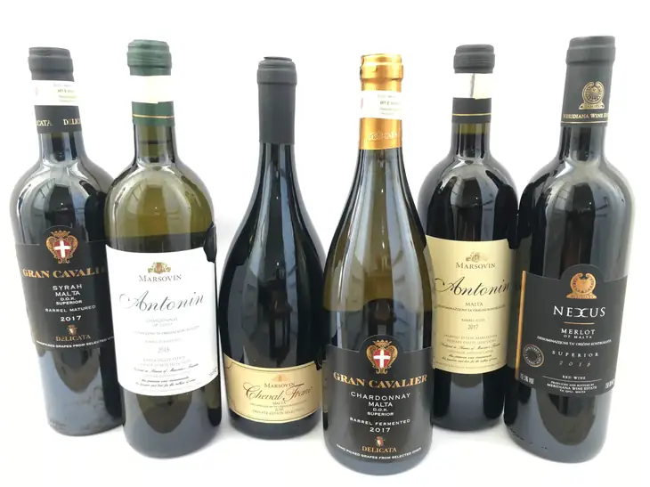 Assortment of Maltese Wines